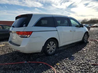 2016 Honda Odyssey EX with VIN 5FNRL5H40GB156120, listed as a Copart auction lot 47014995 with 150,156 mi miles and Salvage Title. Bid and sale history available at carsss.com. Image 3.