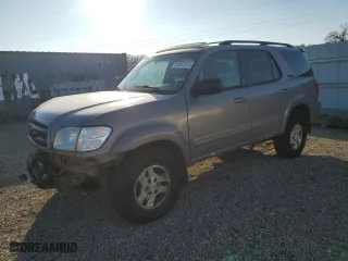 2001 Toyota Sequoia Limited with VIN 5TDBT48A61S022376, listed as a Copart auction lot 89302075 with 278,246 mi miles and Salvage Title. Bid and sale history available at carsss.com. Image 1.
