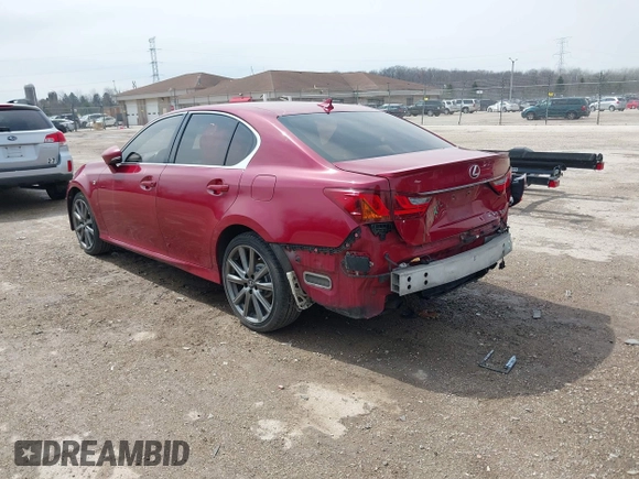 2013 Lexus GS 350 z VIN JTHCE1BL6D5015637, wystawiony jako IAAI lot #42059657 z przebiegiem 210 472 mil mil oraz . Historia ofert i sprzedaży dostępna na DreamBid. Obrazek 3.