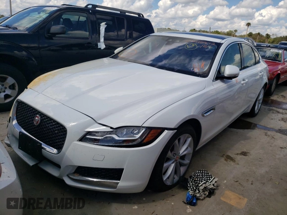 2017 Jaguar XF with VIN SAJBJ4BN6HCY31696, listed as a Copart auction lot 61645972 with Not Provided miles and . Bid and sale history available at DreamBid. Image 2.