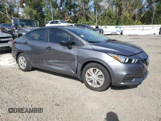 2021 Nissan Versa S with VIN 3N1CN8DV3ML859954, listed as a Copart auction lot 80315664 with 0 mi miles and Non Repairable. Bid and sale history available at carsss.com. Image 4.