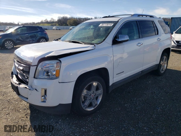 2011 GMC Terrain SLT-2 with VIN 2CTFLXEC0B6397429, listed as a Copart auction lot 86772614 with 112,717 mi miles and Salvage Title. Bid and sale history available at DreamBid. Image 1.