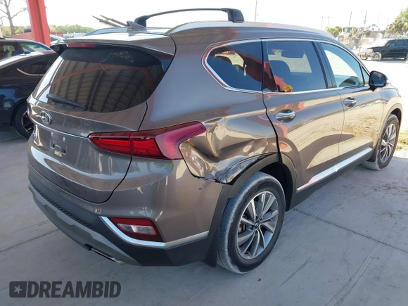 2020 Hyundai Santa Fe SEL with VIN 5NMS33AD5LH222122, listed as a IAAI auction lot 41944407 with 30,850 mi miles. Bid and sale history available at carsss.com. Image 4.