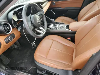 2020 Alfa Romeo Giulia Ti Sport with VIN ZARFAMBN1L7636161, listed as a Copart auction lot 71435862 with 24,155 mi miles. Bid and sale history available at carsss.com. Image 7.