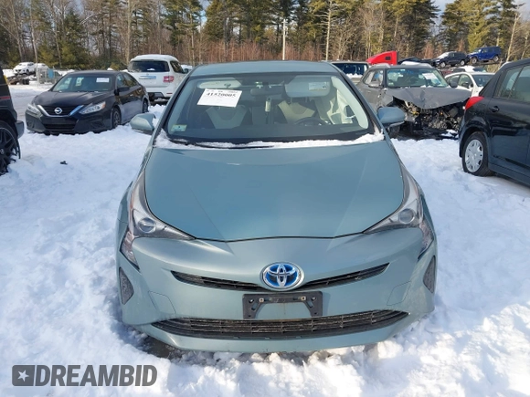 2016 Toyota Prius Two with VIN JTDKBRFU4G3017233, listed as a IAAI auction lot 41520005 with 95,501 mi miles and . Bid and sale history available at DreamBid. Image 12.