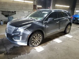 2017 Cadillac XT5 Platinum AWD with VIN 1GYKNFRS2HZ127285, listed as a Copart auction lot 83945154 with 93,191 mi miles and Salvage Title. Bid and sale history available at carsss.com. Image 1.