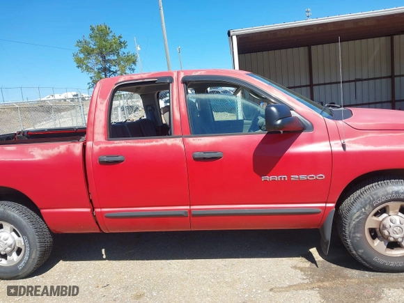 2003 Dodge Ram 2500 ST with VIN 3D7KA28C93G855222, listed as a IAAI auction lot 41795177 with 59,580 mi miles. Bid and sale history available at carsss.com. Image 13.