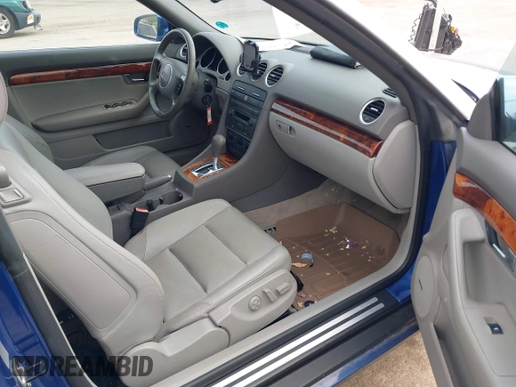 2006 Audi A4 1.8T with VIN WAUAC48H96K002045, listed as a IAAI auction lot 42128208 with 158,716 mi miles. Bid and sale history available at carsss.com. Image 5.