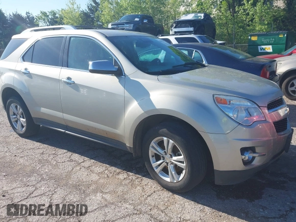 2013 Chevrolet Equinox LTZ with VIN 2GNALFEK0D6331805, listed as a IAAI auction lot 42053705 with 137,040 mi miles. Bid and sale history available at carsss.com. Image 1.