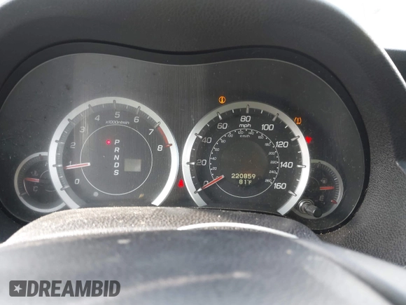2010 Acura TSX with VIN JH4CU2F65AC014824, listed as a IAAI auction lot 42521728 with 220,859 mi miles and . Bid and sale history available at DreamBid. Image 7.