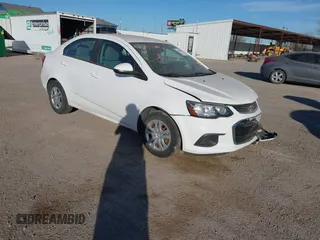 2018 Chevrolet Sonic LS with VIN 1G1JB5SH2J4122408, listed as a IAAI auction lot 41809677 with 62,751 mi miles and . Bid and sale history available at DreamBid. Image 1.