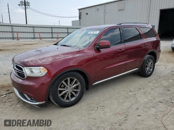 2017 Dodge Durango SXT with VIN 1C4RDHAG8HC878596, listed as a Copart auction lot 59110215 with 200,844 mi miles and Salvage title. Bid and sale history available at DreamBid. Image 1.
