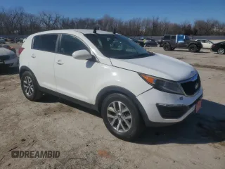 2016 Kia Sportage LX with VIN KNDPB3AC7G7880778, listed as a Copart auction lot 47276945 with 189,032 mi miles and Salvage Title. Bid and sale history available at carsss.com. Image 4.