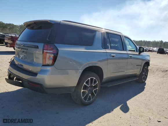 2023 Chevrolet Suburban RST with VIN 1GNSKEKD0PR540817, listed as a Copart auction lot 87914325 with 26,630 mi miles and Salvage Title. Bid and sale history available at carsss.com. Image 3.