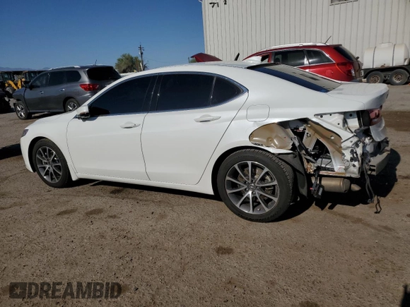 2015 Acura TLX Advance with VIN 19UUB2F74FA022051, listed as a Copart auction lot 63932285 with 58,326 mi miles and Salvage title. Bid and sale history available at DreamBid. Image 2.