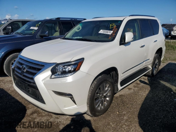 2014 Lexus GX 460 Luxury with VIN JTJJM7FX3E5087566, listed as a Copart auction lot 77655624 with 156,333 mi miles and Salvage title. Bid and sale history available at DreamBid. Image 1.