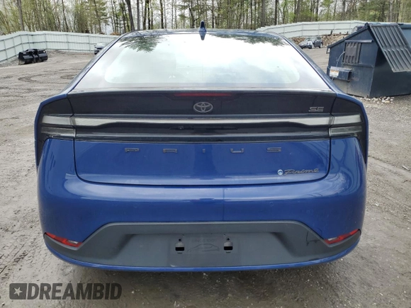 2024 Toyota Prius SE z VIN JTDACACU4R3026029, wystawiony jako Copart lot #55515735 z przebiegiem 14 215 mil mil oraz Szkoda całkowita • Salvage title. Historia ofert i sprzedaży dostępna na DreamBid. Obrazek 6.