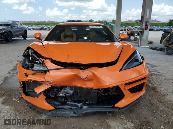 2023 Chevrolet Corvette 2LT with VIN 1G1YB3D45P5105635, listed as a Copart auction lot 59577785 with 16,595 mi miles and Salvage title. Bid and sale history available at DreamBid. Image 5.