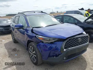 2024 Toyota Corolla Cross XLE with VIN 7MUDAAAG0RV089889, listed as a IAAI auction lot 42228630 with 8,395 mi miles and . Bid and sale history available at DreamBid. Image 1.