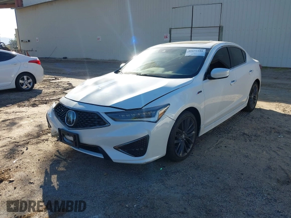2021 Acura ILX w/Premium/A-SPEC Package with VIN 19UDE2F80MA002540, listed as a IAAI auction lot 41632288 with 61,884 mi miles. Bid and sale history available at carsss.com. Image 18.