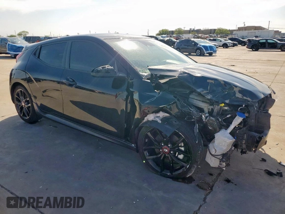 2019 Hyundai Veloster Turbo z VIN KMHTH6AB8KU016026, wystawiony jako Copart lot #50742525 z przebiegiem 61 700 mil mil oraz Szkoda całkowita • Salvage title. Historia ofert i sprzedaży dostępna na DreamBid. Obrazek 4.