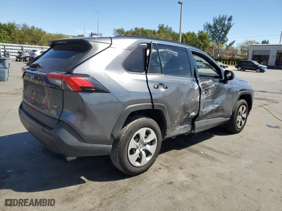 2021 Toyota RAV4 LE with VIN 2T3H1RFV6MC108648, listed as a Copart auction lot 49971865 with 144,273 mi miles and Salvage Title. Bid and sale history available at carsss.com. Image 3.