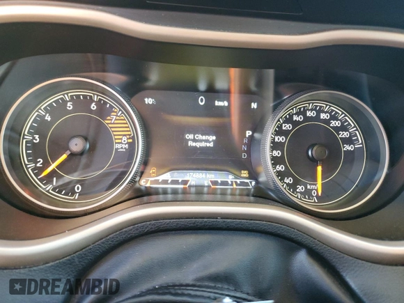 2018 Jeep Cherokee Limited with VIN 1C4PJMDX0JD592276, listed as a Copart auction lot 72541264 with 174,884 mi miles and Salvage title. Bid and sale history available at DreamBid. Image 9.
