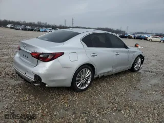 2019 Infiniti Q50 3.0t LUXE with VIN JN1EV7APXKM519132, listed as a Copart auction lot 48030015 with 99,302 mi miles and Salvage Title. Bid and sale history available at carsss.com. Image 4.