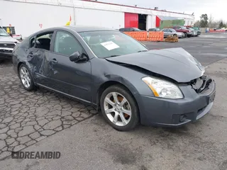 2007 Nissan Maxima 3.5 SL with VIN 1N4BA41EX7C863457, listed as a IAAI auction lot 41633447 with 60,492 mi miles. Bid and sale history available at carsss.com. Image 1.