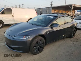 2024 Tesla Model 3 with VIN 5YJ3E1EA2RF749483, listed as a Copart auction lot 83839194 with 5,339 mi miles and Salvage Title. Bid and sale history available at carsss.com. Image 1.