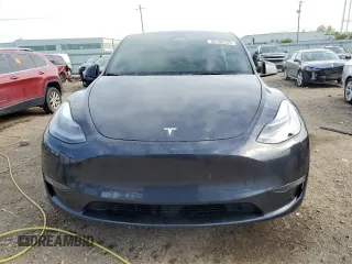 2024 Tesla Model Y Long Range with VIN 7SAYGDEE3RA256304, listed as a Copart auction lot 56160535 with 20,224 mi miles and Salvage title. Bid and sale history available at DreamBid. Image 5.