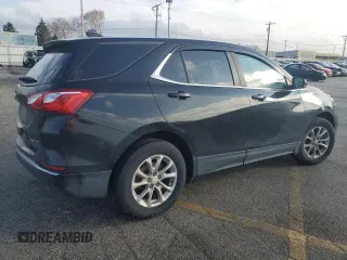 2021 Chevrolet Equinox LT with VIN 2GNAXUEV4M6104698, listed as a Copart auction lot 82340624 with 106,235 mi miles and Salvage Title. Bid and sale history available at DreamBid. Image 3.