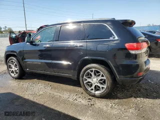 2019 Jeep Grand Cherokee Overland with VIN 1C4RJECG5KC602873, listed as a Copart auction lot 46701925 with 96,444 mi miles and Salvage Title. Bid and sale history available at carsss.com. Image 2.