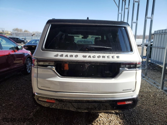 2023 Jeep Grand Wagoneer Series II with VIN 1C4SJVFP5PS509149, listed as a Copart auction lot 82158774 with 23,382 mi miles and Clean Title. Bid and sale history available at carsss.com. Image 6.