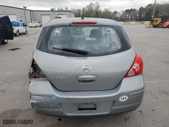 2010 Nissan Versa 1.8 S with VIN 3N1BC1CP1AL355782, listed as a Copart auction lot 49836505 with 176,806 mi miles and Salvage Title. Bid and sale history available at carsss.com. Image 6.