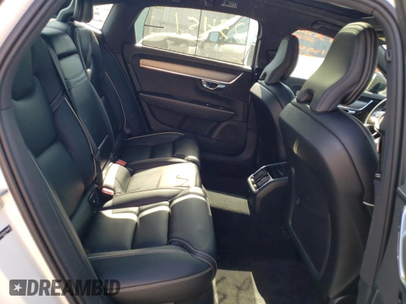 2020 Volvo S90 R-Design with VIN LVYA22MT2LP154745, listed as a Copart auction lot 49153043 with 23,451 mi miles. Bid and sale history available at carsss.com. Image 10.