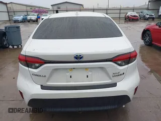 2024 Toyota Corolla Hybrid LE with VIN JTDBCMFE4RJ027221, listed as a IAAI auction lot 41084897 with 10,683 mi miles. Bid and sale history available at carsss.com. Image 16.