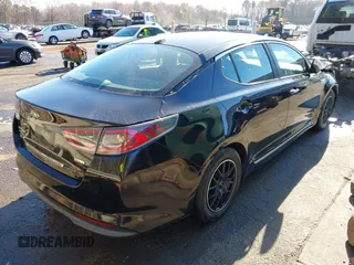 2015 Kia Optima Hybrid with VIN KNAGM4AD3F5088949, listed as a IAAI auction lot 41008816 with 138,921 mi miles. Bid and sale history available at carsss.com. Image 4.