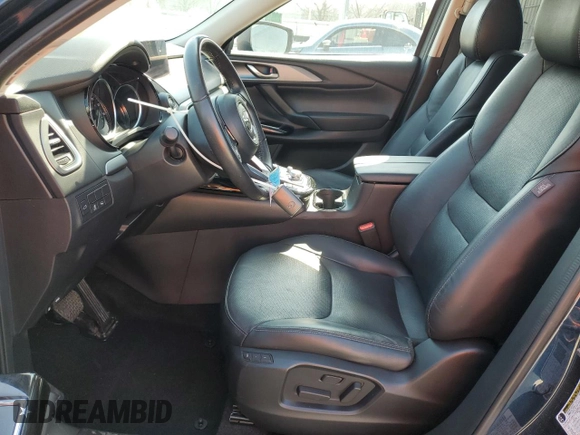 2023 Mazda CX-9 Touring Plus with VIN JM3TCBAY5P0645457, listed as a Copart auction lot 49385325 with 45,527 mi miles and Salvage title. Bid and sale history available at DreamBid. Image 7.