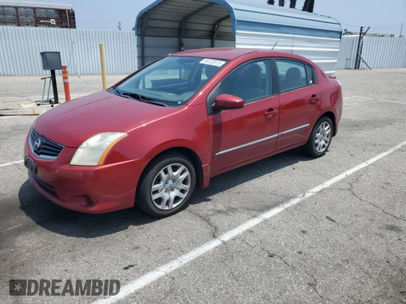 2012 Nissan Sentra S with VIN 3N1AB6AP2CL673833, listed as a Copart auction lot 59723315 with 127,073 mi miles and Salvage title. Bid and sale history available at DreamBid. Image 1.