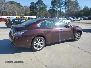 2014 Nissan Maxima 3.5 SV with VIN 1N4AA5AP4EC906061, listed as a Copart auction lot 46363955 with 165,920 mi miles and Salvage Title. Bid and sale history available at carsss.com. Image 3.