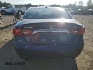2018 Nissan Maxima SV with VIN 1N4AA6AP7JC408808, listed as a Copart auction lot 46719635 with 43,583 mi miles and Salvage Title. Bid and sale history available at DreamBid. Image 6.