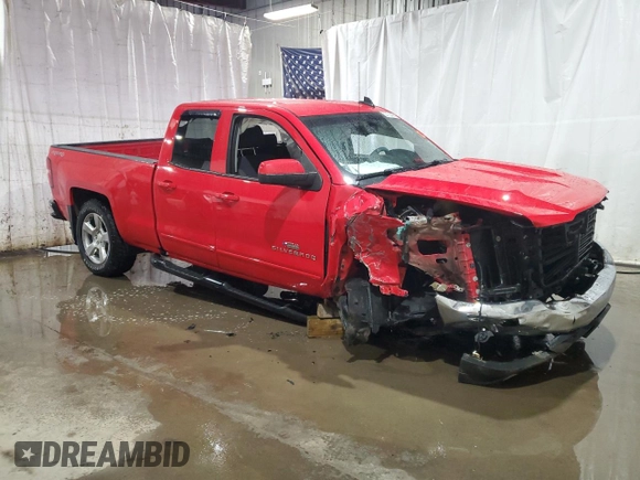 2017 Chevrolet Silverado 1500 LT with VIN 1GCVKREH7HZ324704, listed as a Copart auction lot 53108455 with 134,840 mi miles and Salvage Title. Bid and sale history available at DreamBid. Image 4.