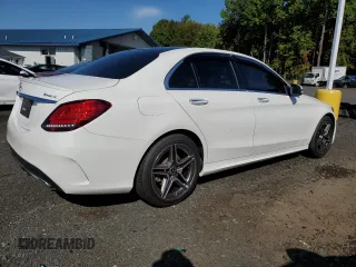 2021 Mercedes-Benz C 300 with VIN W1KWF8EB6MR645731, listed as a Copart auction lot 74212924 with 30,458 mi miles and Salvage title. Bid and sale history available at DreamBid. Image 3.