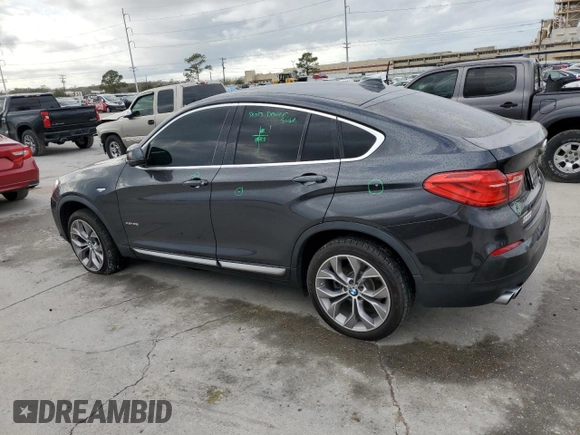 2018 BMW X4 xDrive28i with VIN 5UXXW3C51J0T82352, listed as a Copart auction lot 37473134 with 34,220 mi miles. Bid and sale history available at carsss.com. Image 2.