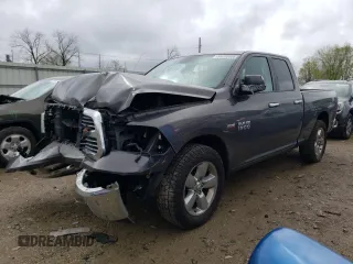 2015 Ram 1500 Big Horn z VIN 1C6RR7GT4FS594019, wystawiony jako Copart lot #55220995 z przebiegiem 137 739 mil mil oraz Czysty tytuł • Clean title. Historia ofert i sprzedaży dostępna na DreamBid. Obrazek 1.