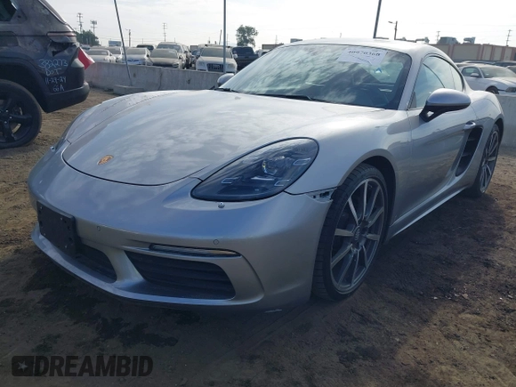 2021 Porsche Cayman with VIN WP0AA2A82MS260377, listed as a IAAI auction lot 40970360 with 23,785 mi miles and . Bid and sale history available at DreamBid. Image 19.