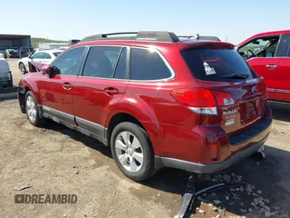2011 Subaru Outback 2.5i Limited Pwr Moon with VIN 4S4BRCKCXB3432647, listed as a IAAI auction lot 42006232 with 167,235 mi miles. Bid and sale history available at carsss.com. Image 3.