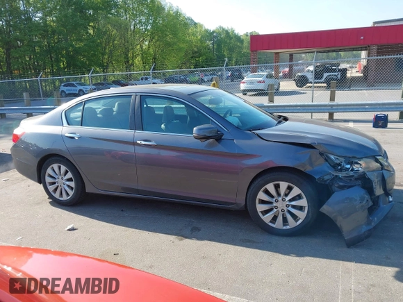 2013 Honda Accord EX-L with VIN 1HGCR2F89DA124961, listed as a IAAI auction lot 42072013 with 141,480 mi miles and . Bid and sale history available at DreamBid. Image 14.