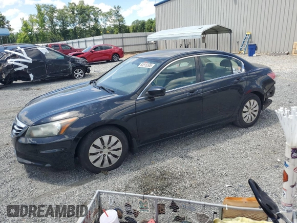 2011 Honda Accord LX with VIN 1HGCP2F33BA081354, listed as a Copart auction lot 60515505 with 198,365 mi miles and Salvage title. Bid and sale history available at DreamBid. Image 1.
